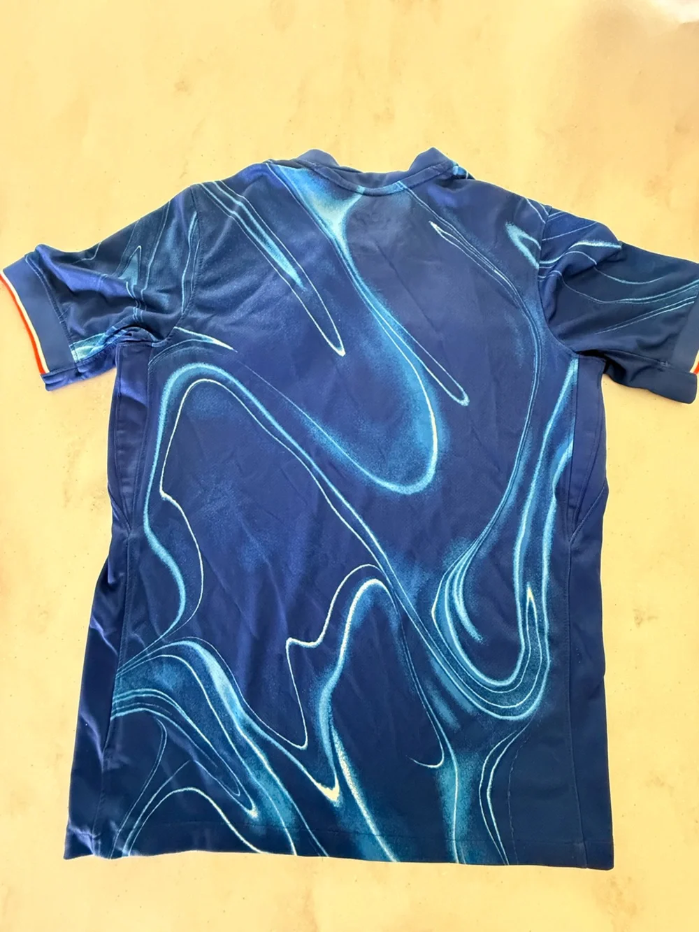 Nike Blue Swirl Chelsea Football Jersey